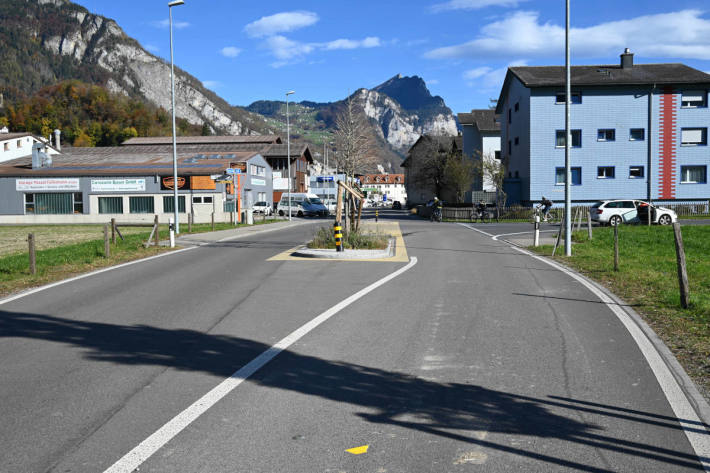 Mit Auto gegen Baumverankerung geprallt