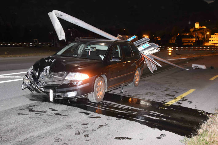 Die Lenkerin war fahrunfähig.