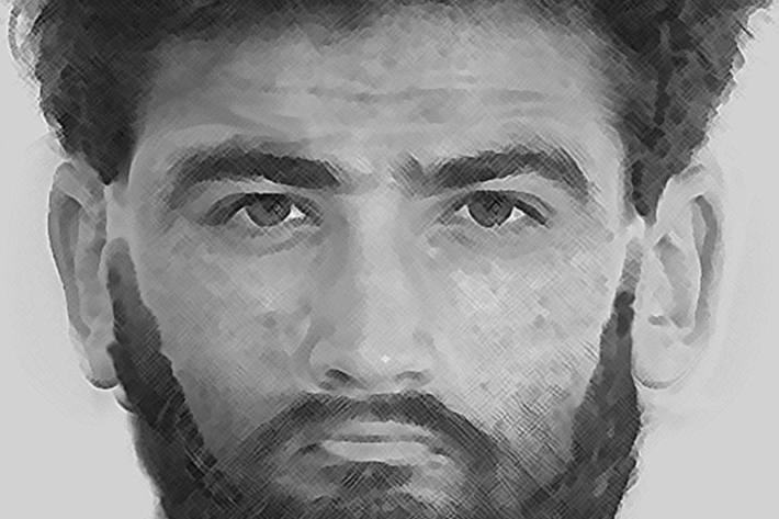 Phantombild des mutmaßlichen Täters