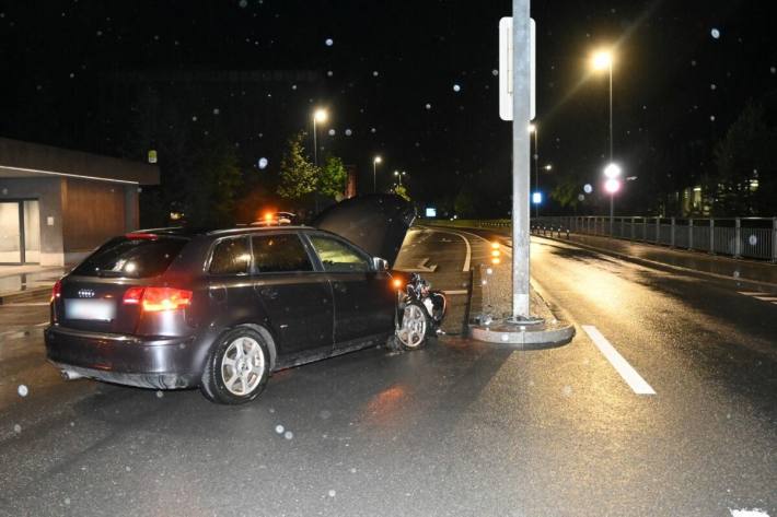 Durch den Unfall entstand ein Sachschaden