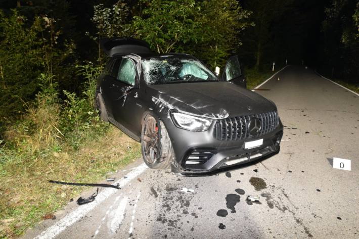 Raser in Winterthur nach Unfall verhaftet.