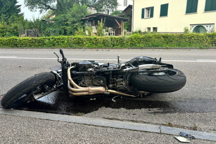 Es entstand ein Sachschaden von mehreren Tausend Franken