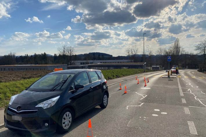 Das 10-jährige Mädchen wurde heute beim Unfall in Frauenfeld TG schwer verletzt.