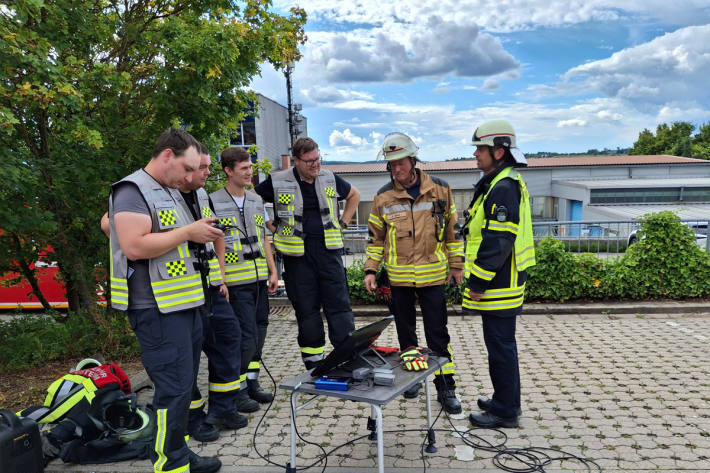 Feuerwehr und THW waren im Einsatz.