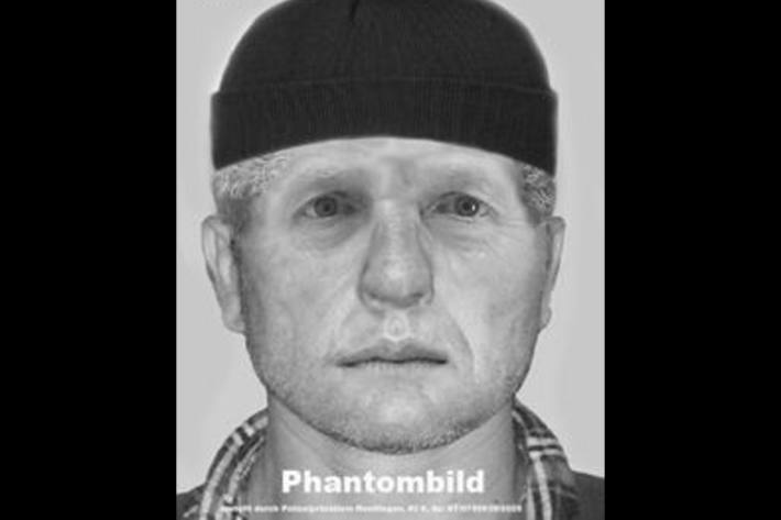Phantombild des Täters.