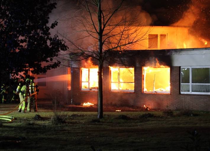 Tischlerei fängt Feuer