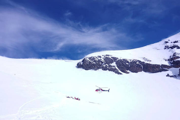Bergung nach Schwerem Bergunfall am Tödi