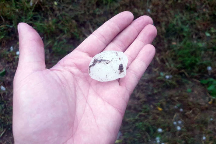 Hagel in Allentsteig