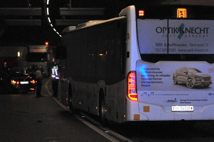 Unfall im Fäsenstaubtunnel