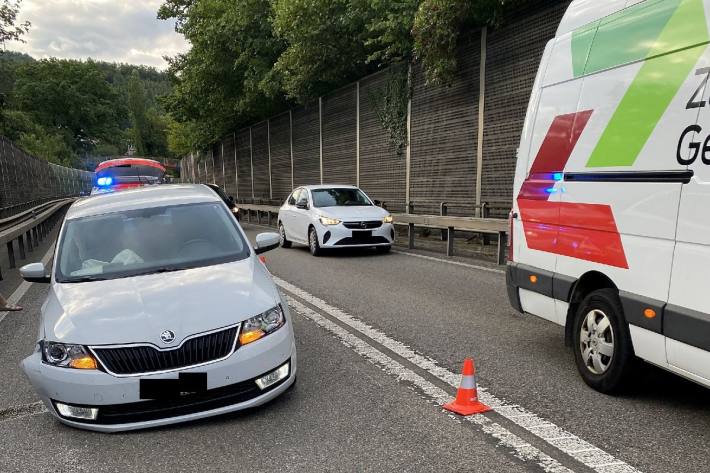 In Liestal BL kam es heute wegen einer Spinne zu einem Verkehrsunfall.