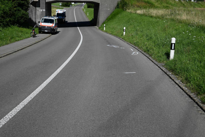 Mit Mofa gestürzt und im Spital gelandet