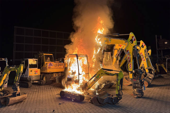 Die Brandursache ist zurzeit noch unklar