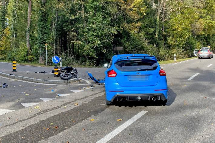 In Engwang TG kam es heute zu einem schweren Verkehrsunfall.