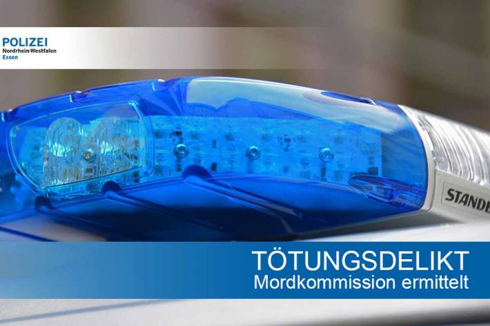 Mordkommission ermittelt nach Tötungsdelikt in Essen