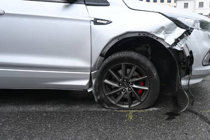 In Vaduz FL kam es zu einem Unfall mit Sachschaden.