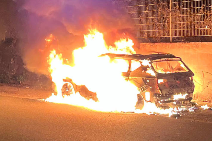 Aus ungeklärten Gründen geriet der Seat Cupra in Brand.