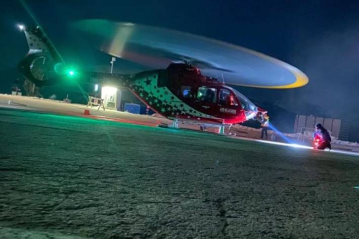 Die Rettungsaktion in Crans-Montana VS war letzte Nacht erfolgreich.