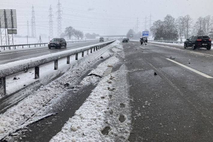 An der Strasseninfrastruktur entstand Sachschaden