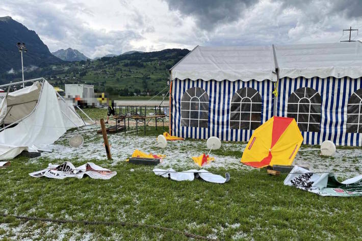 200 - 300 Personen befanden sich auf dem Fest