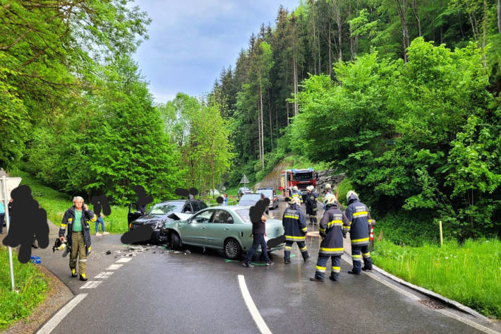 Verkehrsunfall in der Gemeinde Liebenfels