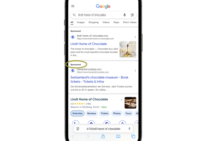 Screenshot Google Ads