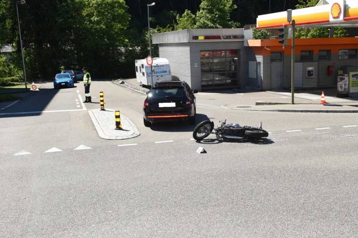 Unfallstelle in Dietikon 