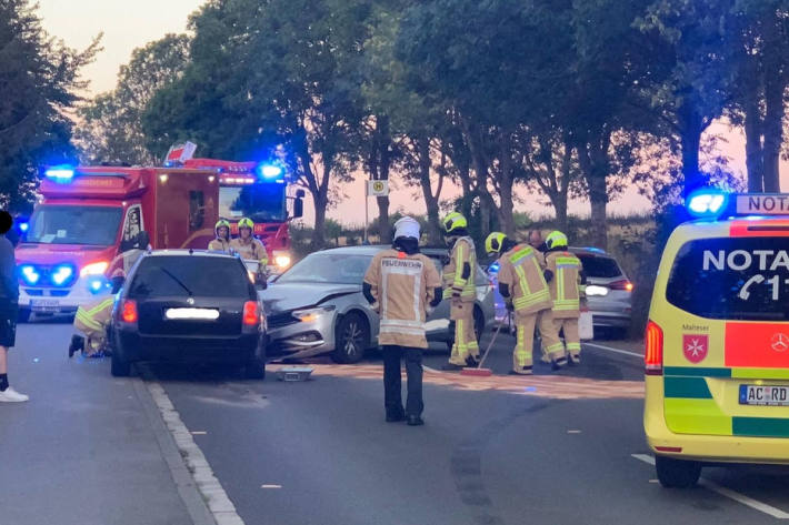 Schwerer Verkehrsunfall mit einer verletzten Person