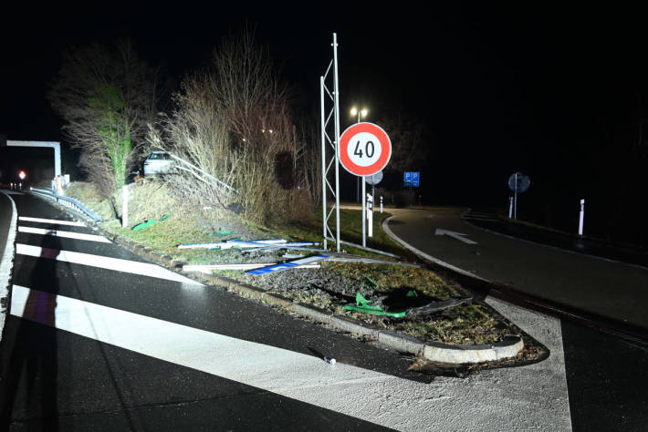 Fahrunfähig Unfall auf der A3 verursacht