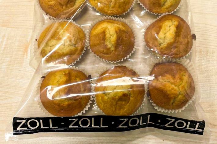 Sichergestellte Muffins