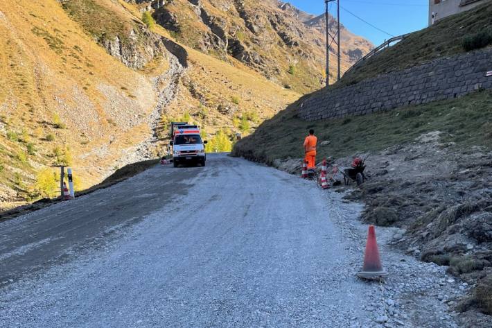 Ein Motorradfahrer hat sich auf dem Umbrailpass verletzt.