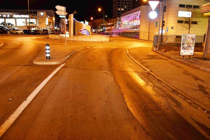 Der Unfallfahrer machte sich davon.