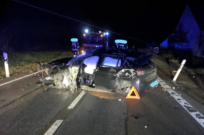 Verkehrsunfall mit 5 verletzten Personen in St. Wendel