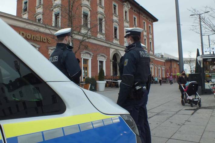 Angriff auf Polizeibeamte in München