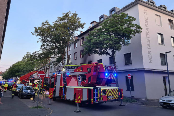 Ausgedehnter Wohnungsbrand in Bulmke-Hüllen