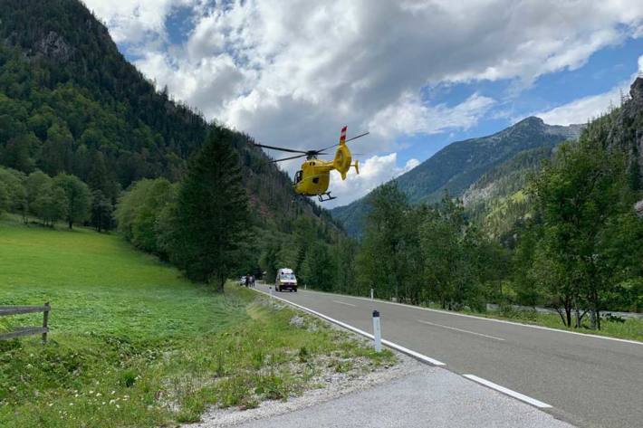 Motorradunfall in Weichselboden