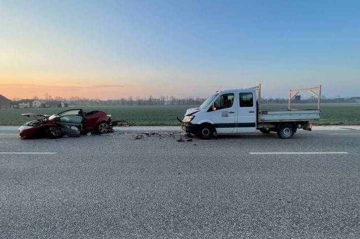 In Egerkingen SO ereignete sich ein Verkehrsunfall.