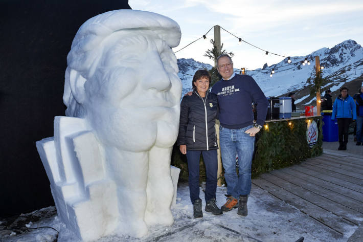 Schneemann 2017 Donald Trump