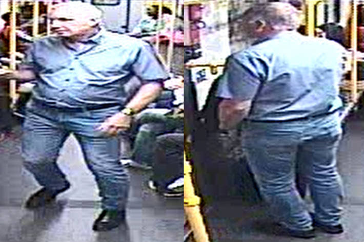 Dieser Mann wird wegen sexueller Belästigung gesucht.