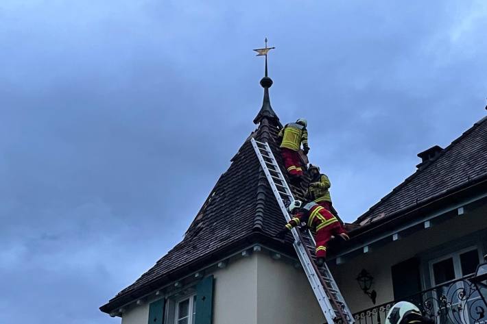 Das Feuer konnte dank der Feuerwehr schnell gelöscht werden.