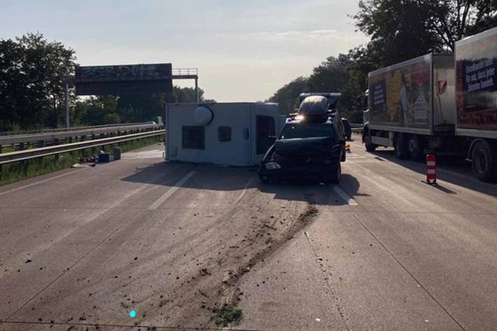 Verkehrsunfall auf der Autobahn 1 im Bereich der Gemeinde Stuhr