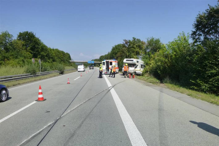  Trotz hohem Schaden bei Unfall mit glücklichem Ausgang