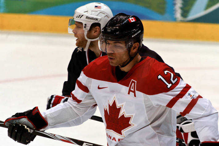 Jarome Iginla an den Olympischen Spielen in Vancouver