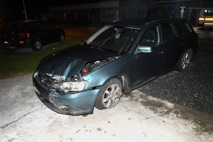 In Oberbüren hat ein fahrunfähiger Autofahrer einen Unfall verursacht.