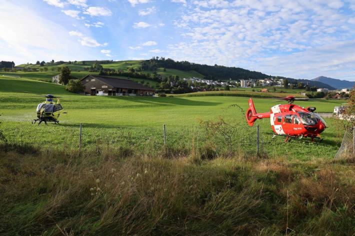 Die Rega und die Alpine Air Ambulance waren im Einsatz