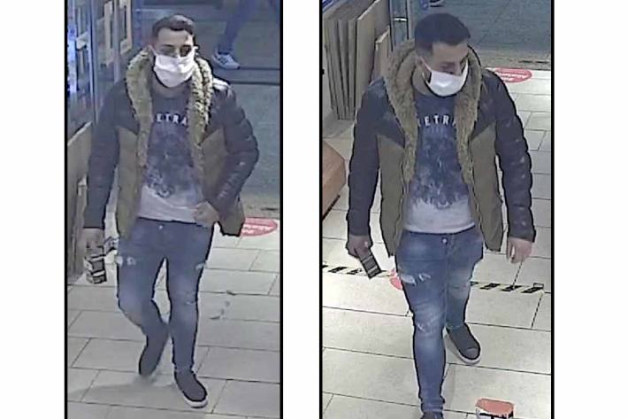 Wer kennt den abgebildeten Tatverdächtigen?