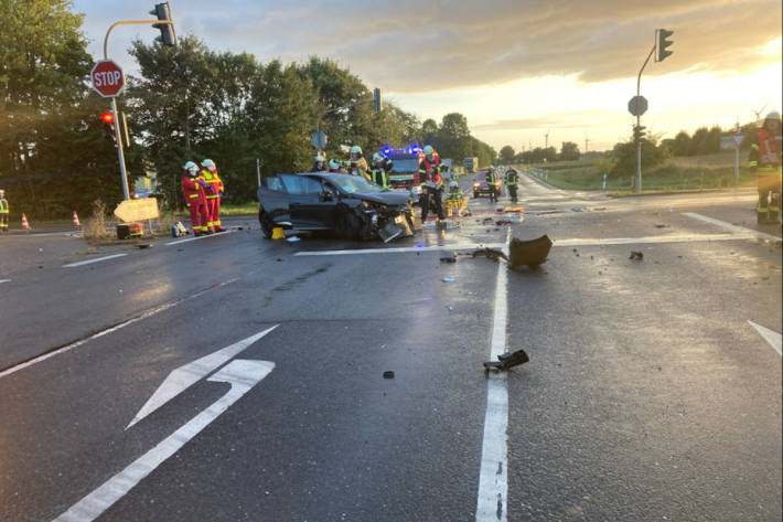 Zusammenstoß an beampelter Kreuzung