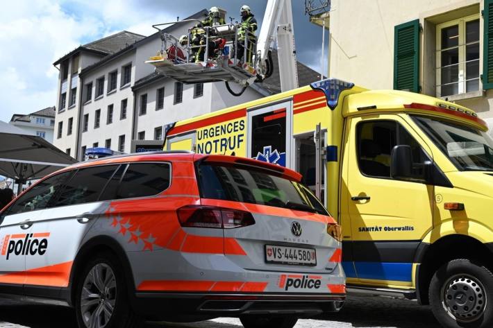 Brand in einem Wohngebäude