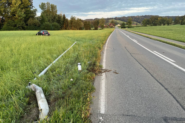 Verletzt wurde beim Unfall niemand