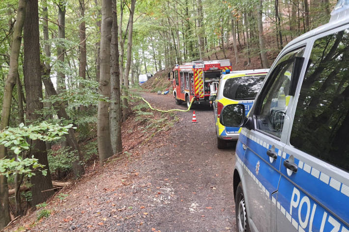 Motorflugzeug verunglückt im Siebengebirge