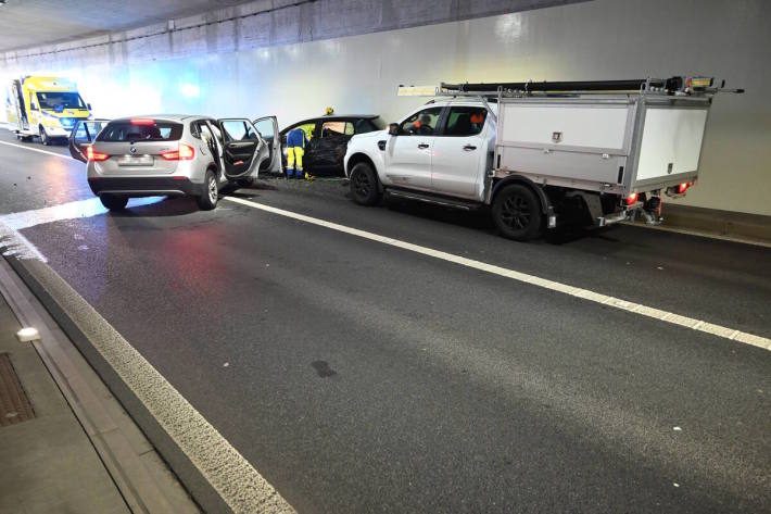 Der Lieferwagenfahrer blieb unverletzt